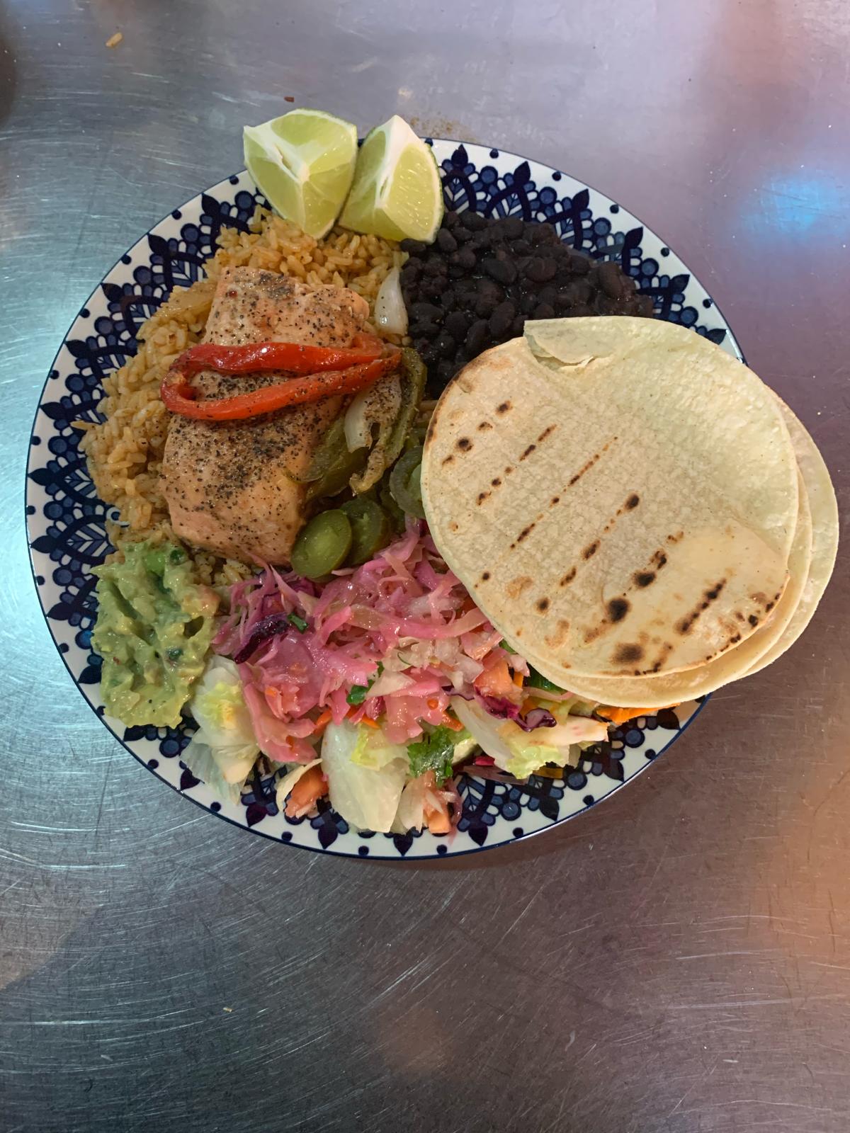 Fish in dish